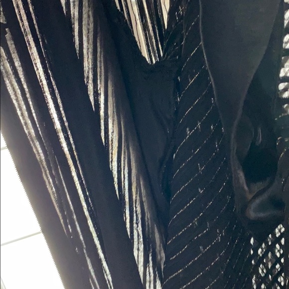 Vintage Translucent Zip Blouse with Sparkle - Picture 12 of 13